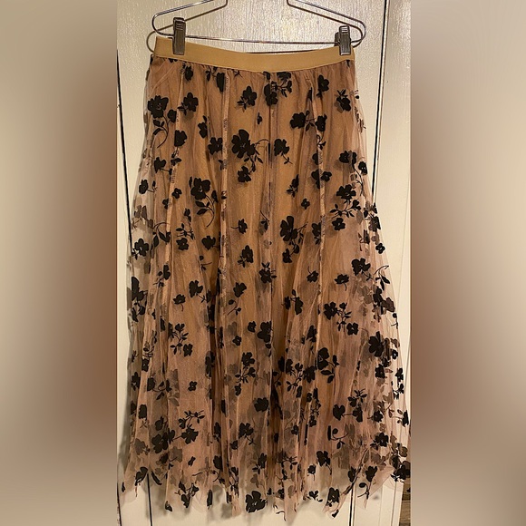 Dresses & Skirts - Mesh brown skirt